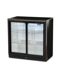 Frigo Bevande Retro Banco 2 Porte Vetro Scorrevoli - SELFBAR2