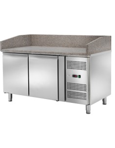 Banco Pizza Refrigerato - 2 Sportelli e Top in Granito - AK2602TN