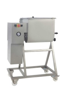 Impastatrice Carne Monopala con Carrello Capacità 40 Lt - ME30M