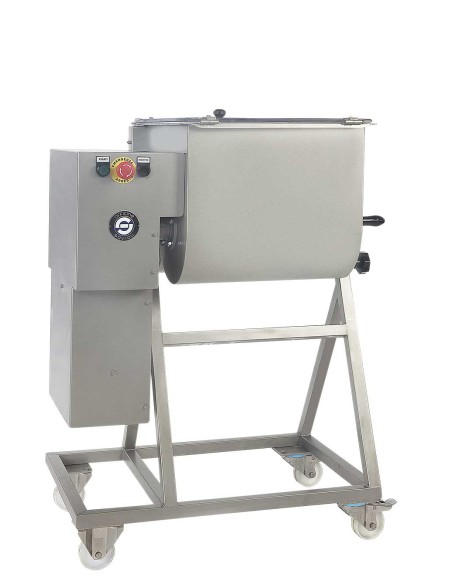 Impastatrice Carne Monopala con Carrello Capacità 40 Lt - ME30M