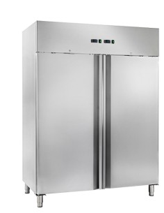 Armadio Frigo GN2/1 Acciaio Inox 2 Temperature - AK1200DTV
