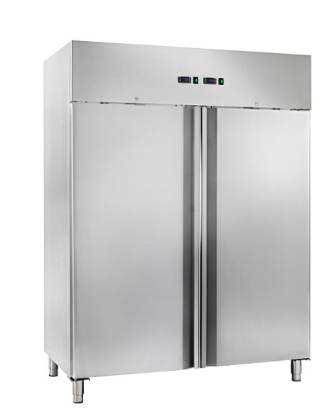 Armadio Frigo GN2/1 Acciaio Inox 2 Temperature - AK1200DTV