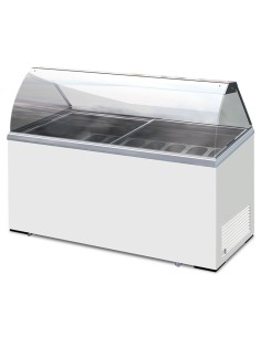 Banco Gelato Mantecato - Capacità 8 Vaschette da 5 Lt - ICE8