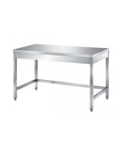 Tavolo Acciaio Inox - Dim: 100x70x85H - TDT107VT