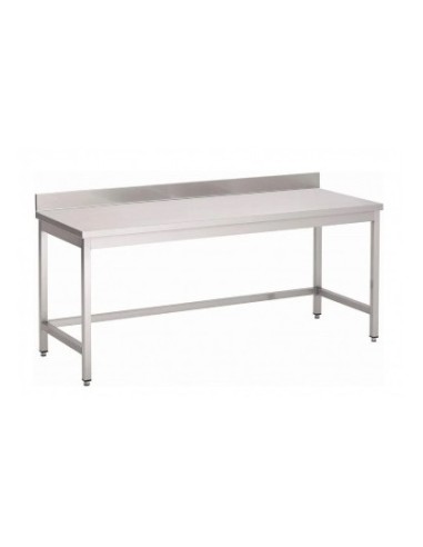 Tavolo Acciaio Inox - Dim: 100x70x85H - TDT107VT