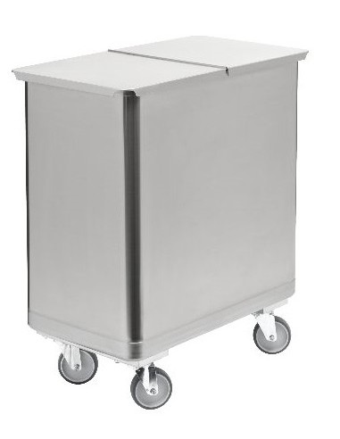 Tramoggia Inox con Separatore Removibile Capacità 115 lt