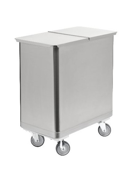 Tramoggia per Farina in Acciaio Inox - Capacità 150 Lt - TRA150 VT