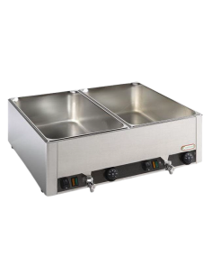 Bagnomaria Doppio con Rubinetto - GN 2x1/1 150H - BME21R