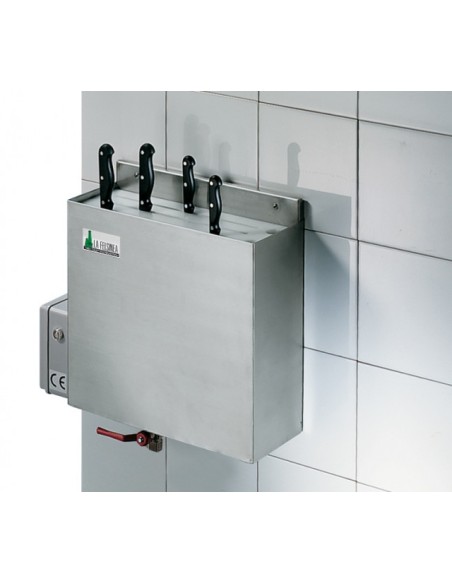 Sterilizzatore Coltelli ad Acqua Elettrico STEREL Rubinetto Scarico