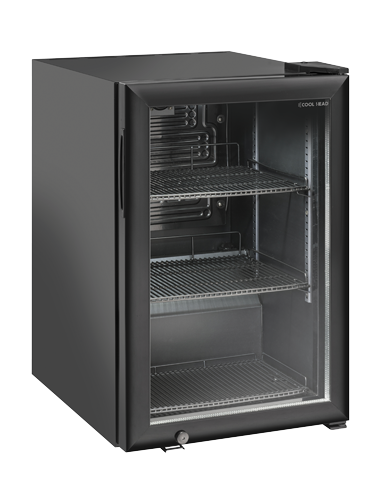 Frigorifero Bevande Nero RCF60 Porta Vetro Capacità 67 Lt