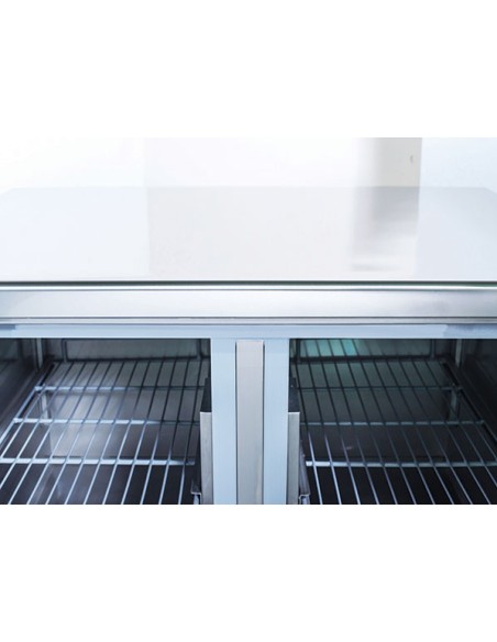 Saladette Congelatore 2 Porte Top Acciaio Inox - CNX90V