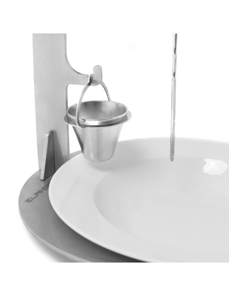 Porta Spiedino Singolo da Tavolo per Carne Churrasco 2 Quantità - Porta Spiedino