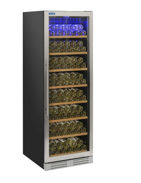 Frigo per Vino Verticale da Incasso Porta Vetro Temperato - CW400