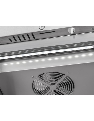 Armadio Frigorifero in Acciaio Inox GN2/1 Refrigerazione Ventilata