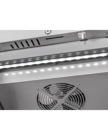 Armadio Frigorifero in Acciaio Inox GN2/1 Refrigerazione Ventilata