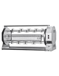 Girarrosto a Legna CAMINO42P 6 Aste 1115 mm 42 Polli