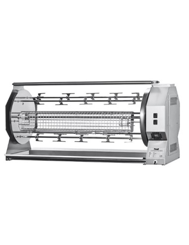 Girarrosto a Legna CAMINO42P 6 Aste 1115 mm 42 Polli