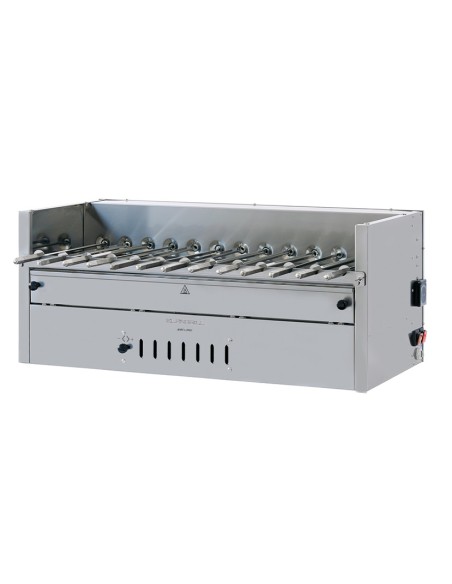 Griglia a Carbonella Brace Carne - Capacità 13 Spade - SPI1200