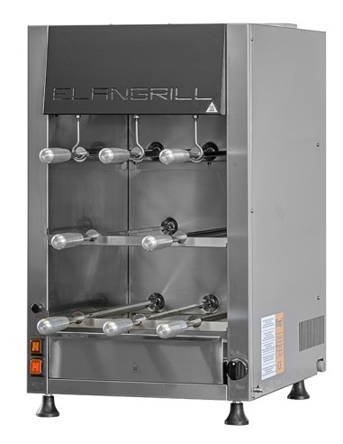 Forno Cottura Churrasco 3 Piani 8 Spade Modello CHURRASCOCM8