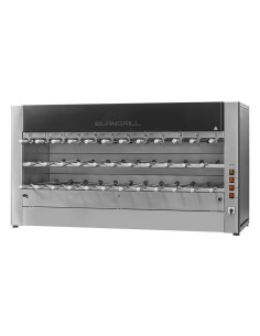 Grill Cottura Churrasco 3 Piani 35 Spade Inox - CHURRASCOCM35