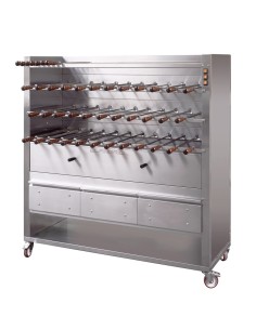 Forno Churrasco a Carbonella 3 Piani 35 Spade - CHURRASCOCM35C