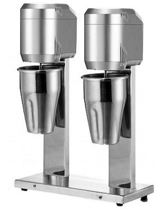 Frullatore per Frappe con Doppio Bicchiere Acciaio 500 ml - MLS2