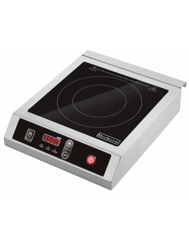 Piastra Induzione da Banco in Vetroceramica Diametro Utile 12-26 cm