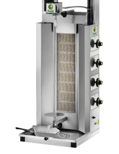 Gyros Kebab a Gas 8 Bruciatori Carne 30/65 Kg - GYR80M