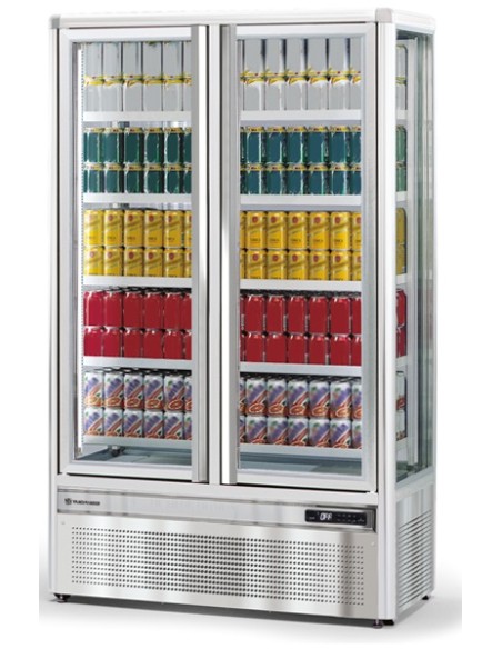 Frigorifero Bibite 4 Lati Espositivi - 2 Porte - SNELLEDRINK561G