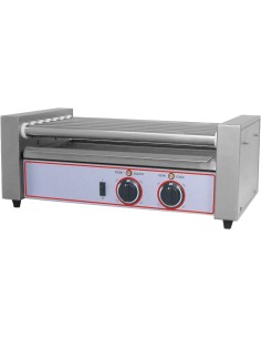 Macchina Hot Dog R7 Cuoci Wurstel 7 Rulli Acciaio