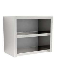 Pensili Cucina Acciaio a Giorno H60 cm - Ripiano - Dimensione a Scelta