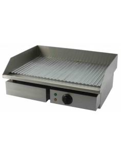Fry Top Elettrico Piano Cottura Rigato 55x35 cm - GHN55R