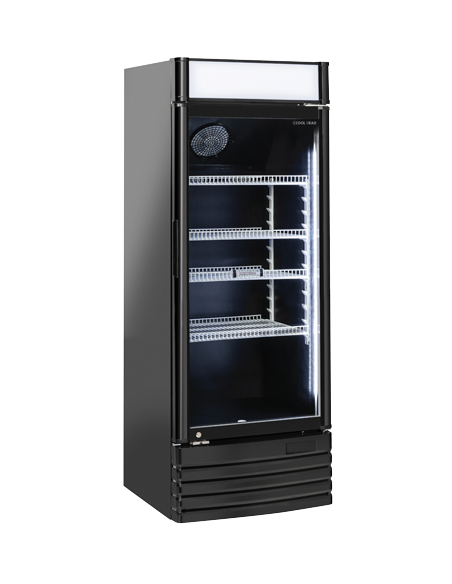 Frigorifero Bevande Nero Opalina e Led - 300 Lt - DC328CB