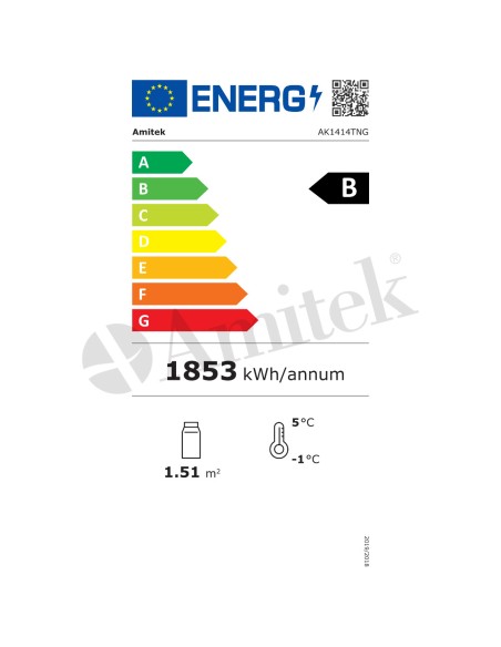 Frigo Vetrina Acciaio Inox 2 Porte Vetro - AK1414TNG
