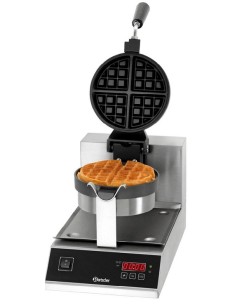 Piastra Waffle Tipo Tondo Diametro 17 cm con Rotazione - WMR17