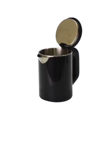 Bollitore in Acciaio da 0,6 Lt Colore Nero - 2 Pezzi - B2006