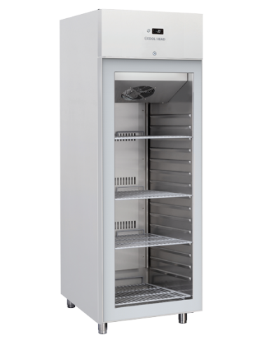 Congelatore Verticale GN Porta Vetro Acciaio Inox - QNG6