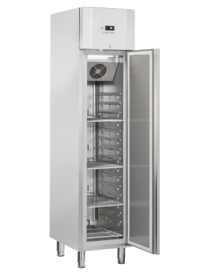 Armadio Frigo GN Acciaio Inox Ventilato Capacità 235 Lt - QR3