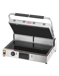 Piastra Elettrica Vetroceramica Doppia Liscia con Coperchio - PV2099