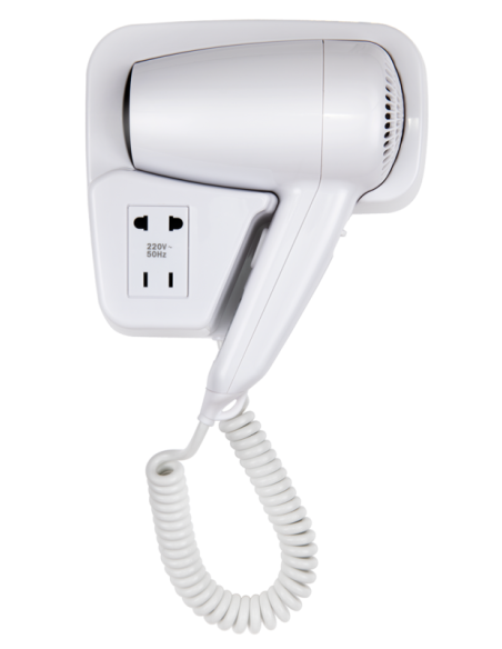 Asciugacapelli Hotel Bianco da Parete 1300 W - HD20N