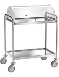 Carrello di Servizio con Cupola 2 Ripiani - CA1391C
