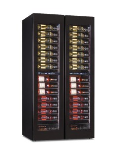 Frigo per Vino 2 Porte Vetro 2 Zone Temperatura - SW2242TB