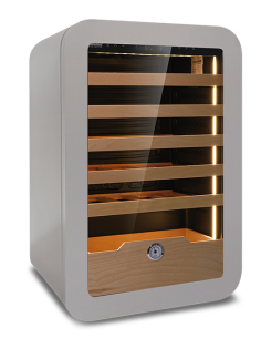 Cantinetta Vino Grigia Mensole Legno - VINARIUS40GRY