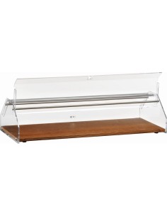 Vetrina Neutra Piano in Legno Noce - Dimensioni 53x35x21h - VL4748