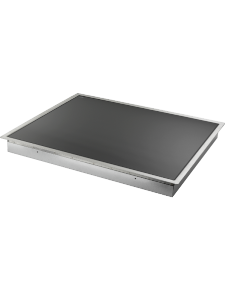 Piano Riscaldato in Vetroceramica da Incasso 2 GN1/1 - DRSWT02
