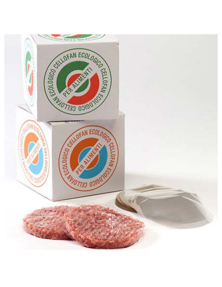 Dischi Cellophane per Hamburger - Diametro Stampo 13 cm - 3 kg