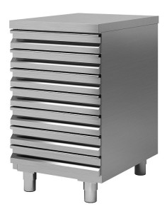 Cassettiera 7 Cassetti per Panetti Pizza Dimensione 50x70x85h - CP7VT