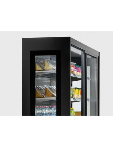 Frigorifero Murale Nero Porte Scorrevoli Capacità 357 lt - WMP100S