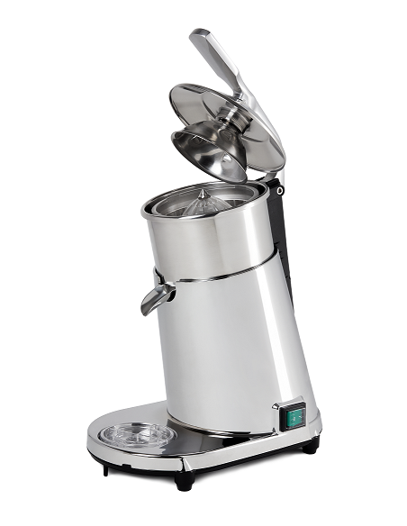 Spremiagrumi Elettrico Automatico con Leva Abs Cromato Pigna Inox