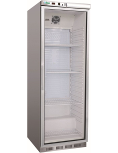 Armadio Frigo Acciaio Inox 430 Porta Vetro - G-ER400GSS